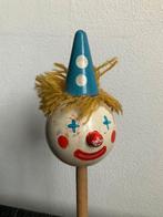 Vintage Stapelclown - Handbeschilderd, Antiek en Kunst, Curiosa en Brocante, Ophalen