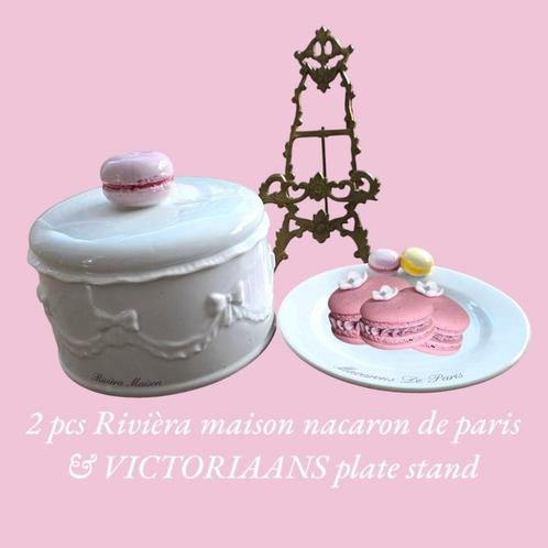Rivièra maison maracon storage
&
 maracon plate, Huis en Inrichting, Keuken | Servies, Gebruikt, Overige stijlen, Porselein, Ophalen of Verzenden