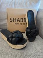 Shabbies Amsterdam slippers / sandalen in maat 39 Nieuw, Slippers, Shabbies Amsterdam, Zwart, Nieuw