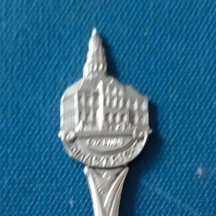 verzilverd lepeltje Stadhuis Maastricht (Demet), Antiek en Kunst, Antiek | Bestek, Ophalen of Verzenden