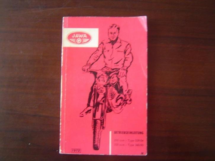 Jawa 250cc 350cc typ 599/04 360/00 1972 betriebs anleitung, Motoren, Handleidingen en Instructieboekjes, Overige merken, Ophalen of Verzenden