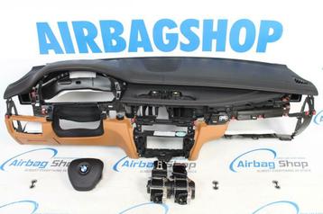Airbag set Dashboard leer cognac speaker BMW X6 F16 beschikbaar voor biedingen