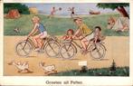 Fietsplezier in Putten, Ophalen of Verzenden, 1940 tot 1960, Gelopen, Gelderland