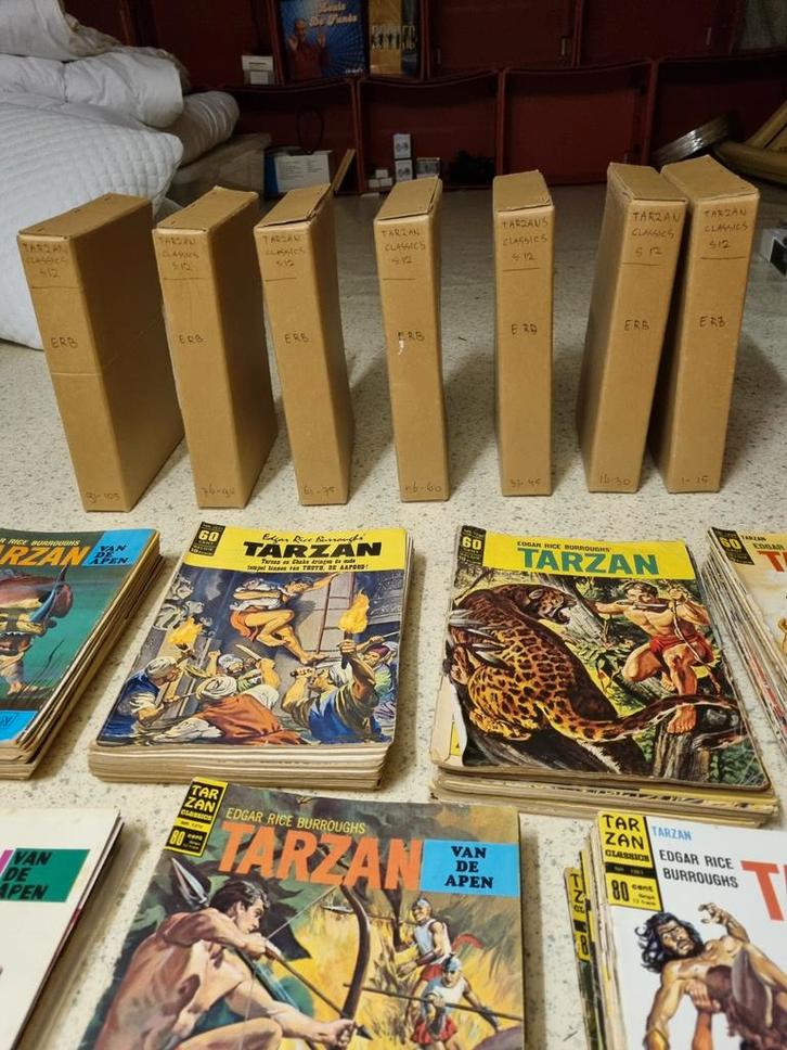 Tarzan Stripboeken Collectie.105.stuks, Boeken, Stripboeken, Gelezen, Meerdere stripboeken, Ophalen