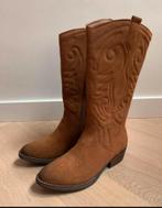 Stoere western/cowboy laarzen/boots hoog maar 38/39, Hoge laarzen, Bruin, Nieuw, Ophalen of Verzenden