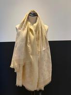 Nieuw beige shine Louis Vuitton 140x140cm Monogram sjaal, Ophalen of Verzenden, Nieuw, Maat 46/48 (XL) of groter, Sjaal