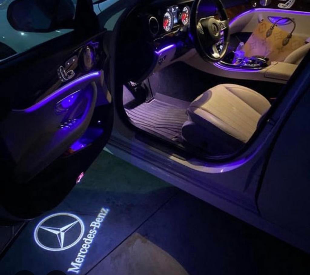 Mercedes Benz Deur Logo Projector Auto deur verlichting, Auto-onderdelen, Ophalen of Verzenden, Nieuw, Mercedes-Benz