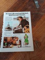 Advertentie van Claerijn jenever bewust 1975, Ophalen of Verzenden