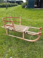 Mooie houten slee. Met kinderbescherming., Ophalen of Verzenden, Zo goed als nieuw