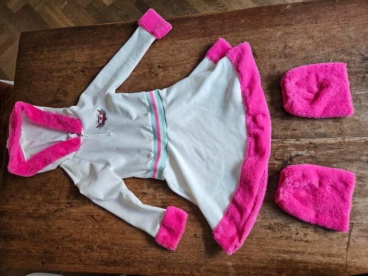 K3 3 jurken incl beenwarmers en masker, Kinderen en Baby's, Carnavalskleding en Verkleedspullen, Gebruikt, Meisje, 122 t/m 128