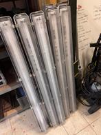 7 werkplaats TL bakken, Huis en Inrichting, Lampen | Plafondlampen, Ophalen, Gebruikt, Kunststof, Industrieel
