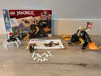 1x gemaakt, compleet, LEGO Ninjago 71782 Cole's Aardedraak, Ophalen, Zo goed als nieuw, Complete set, Lego
