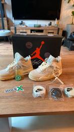 Originele StockX Nike Jordan 4 x Off-White maat 37,5 WMNS, Kleding | Heren, Schoenen, Ophalen of Verzenden, Nieuw, Wit
