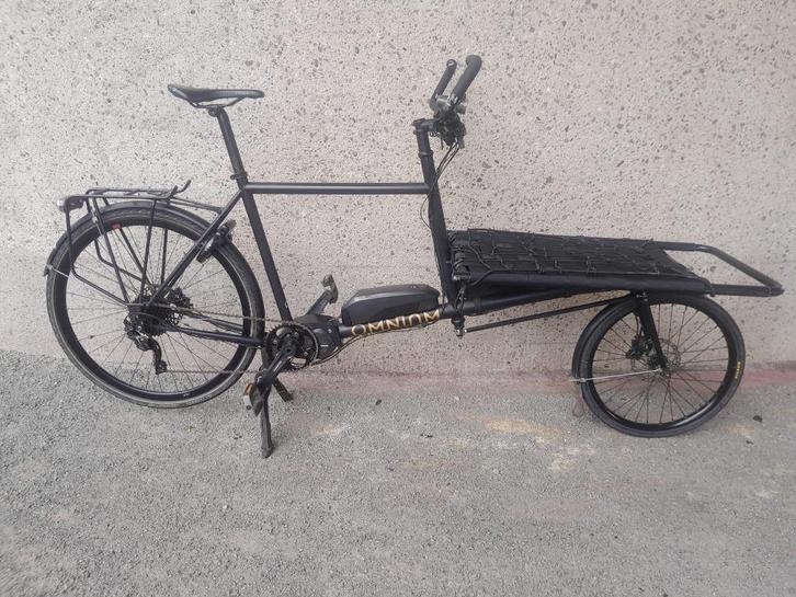 Omnium Cargo L Cargobike, Fietsen en Brommers, Fietsen | Bakfietsen, Gebruikt, Overige merken, Goederen, Elektrisch, Ophalen