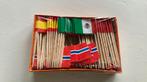 Vlaggetjes snack prikkers internationaal, Ophalen of Verzenden, Nieuw, Overige typen, Overige