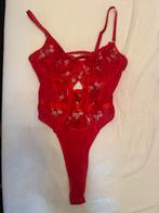 Rode Body met Borduurwerk - Maat 38/40, Ophalen of Verzenden, Rood, Body of Korset