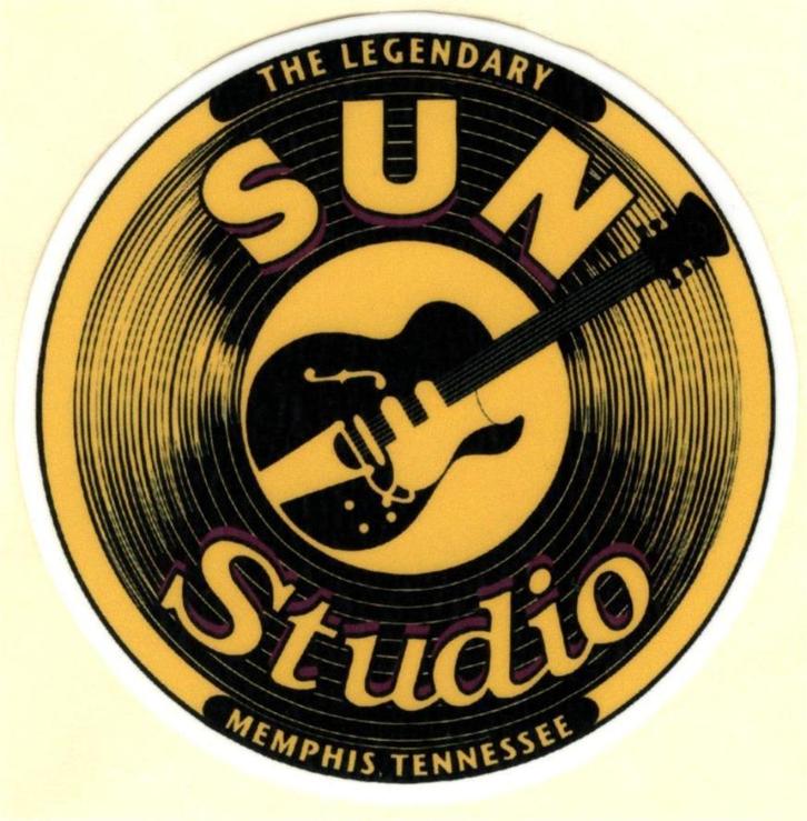 Sun Records Studio sticker #4, Verzamelen, Muziek, Artiesten en Beroemdheden, Nieuw, Foto of Kaart, Ophalen of Verzenden