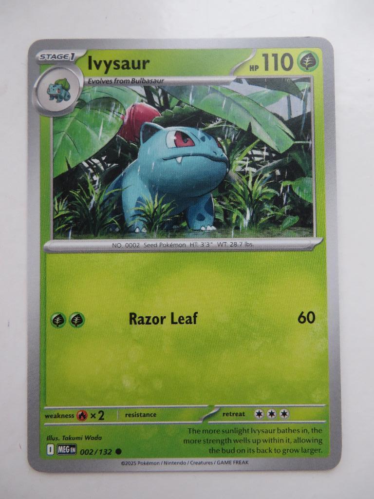 Ivysaur 002/132 (PE), Ophalen of Verzenden, Zo goed als nieuw, Losse kaart