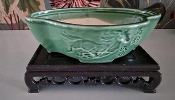 Mooi keramiek bonsaischaaltje beschikbaar voor biedingen