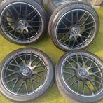 Mercedes w205 c63 AMG velgen met banden 19inch breedset, Auto-onderdelen, Banden en Velgen, 245 mm, Banden en Velgen, Zomerbanden