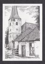 Gramsbergen Hervormde Kerk Pentekening., Verzamelen, Ansichtkaarten | Nederland, Ophalen of Verzenden, 1960 tot 1980, Ongelopen