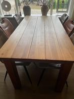 Eettafel, Ophalen, Eikenhout, 50 tot 100 cm, Zo goed als nieuw