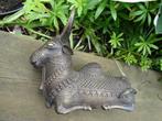 Bronzen nandi, heilige koe, India, Indiaas brons 20 x 15 x 8, Verzenden, Brons