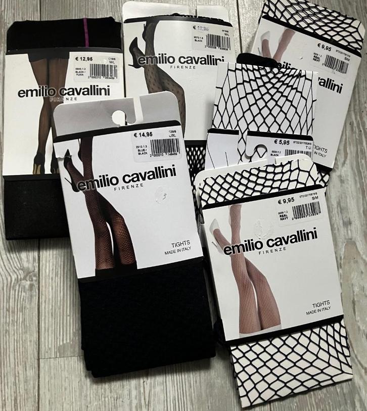 Partij panty's Emilio Cavallini, Kleding | Dames, Leggings, Maillots en Panty's, Nieuw, Panty, Zwart, Ophalen of Verzenden