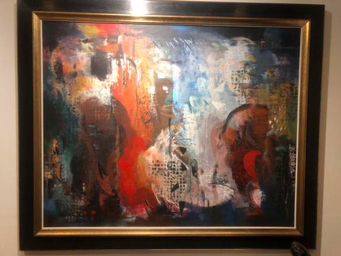 Prachtig schilderij Jerre Wouter Hakse 100x80 zonder lijst!, Antiek en Kunst, Kunst | Schilderijen | Modern, Ophalen of Verzenden