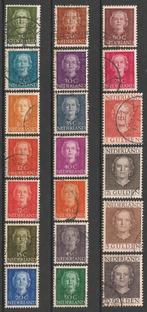 Koningin Juliana serie 518 - 537 O. ADV. no.39 M., Postzegels en Munten, Postzegels | Nederland, Verzenden, Na 1940, Gestempeld