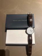 Daniel Wellington Horloge, Sieraden, Tassen en Uiterlijk, Horloges | Heren, Staal, Polshorloge, Ophalen of Verzenden, Leer