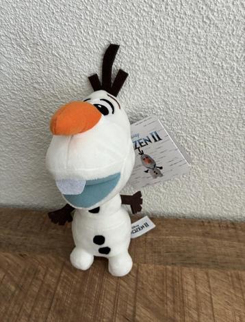 Disney knuffel Olaf van Frozen 2. 20 cm. NIEUW met kaartje. beschikbaar voor biedingen