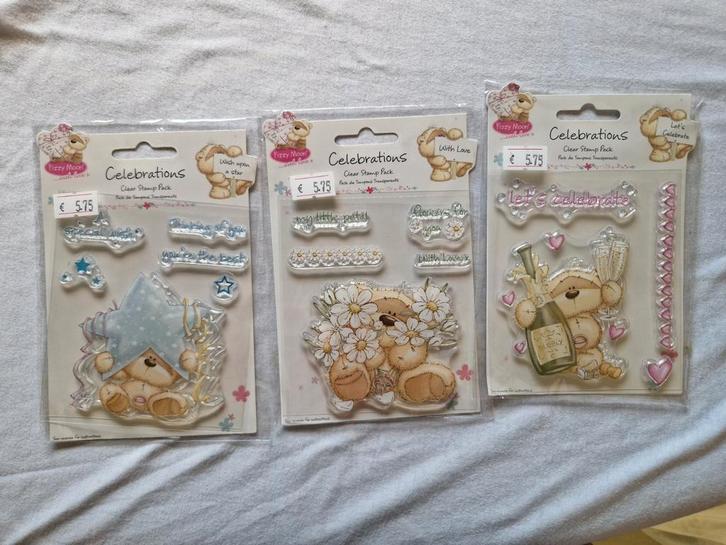 Fizzy Moon Clearstempel Set - Celebrations Thema, Hobby en Vrije tijd, Stempelen, Nieuw, Clearstamp, Ophalen of Verzenden