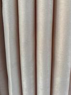3 Luxe gordijnen, wave plooi blush/beige, Prijs per stuk, Huis en Inrichting, Stoffering | Gordijnen en Lamellen, Crème, 200 cm of meer