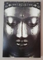 Boeddha (foto op houten plank), Gebruikt, Ophalen of Verzenden
