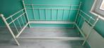 Bed ikea tromsnes, Ophalen, 90 cm, Eenpersoons, Wit