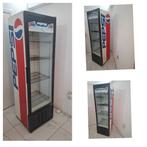 Pepsi dranken koelkast werkt top, Zonder vriesvak, 200 liter of meer, Zo goed als nieuw, 160 cm of meer