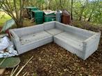 Gratis loungebank hoekbank (frame), Tuin en Terras, Ophalen, Gebruikt