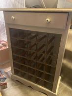 Houten Wijnkast met Ruimte voor Flessen, Ophalen, Gebruikt, 25 flessen of meer, 75 cm of meer