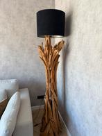Boomstam lamp, Huis en Inrichting, Lampen | Vloerlampen, Ophalen, Landelijke/bohemian, Zo goed als nieuw, 150 tot 200 cm