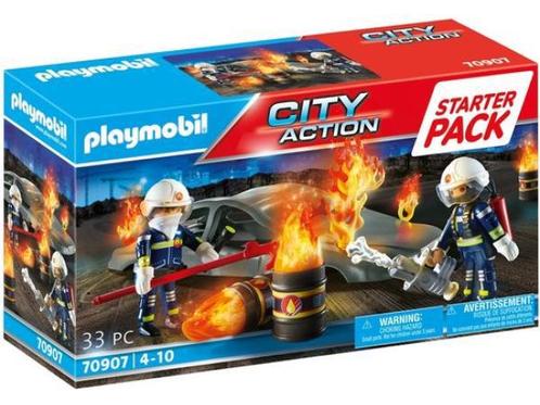 PLAYMOBIL City Action Starterpack brandweeroefeningen, Kinderen en Baby's, Speelgoed | Playmobil, Ophalen of Verzenden