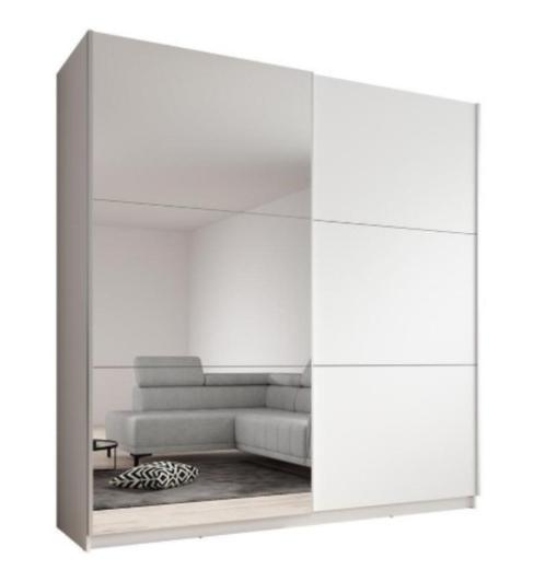 Kledingkast met schuifdeuren, Huis en Inrichting, Kasten | Kledingkasten, Zo goed als nieuw, 150 tot 200 cm, 200 cm of meer, 50 tot 75 cm