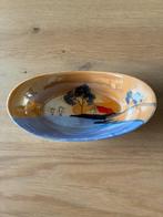Vintage japans schaaltje zalmroze met print jaren 30, Antiek en Kunst, Antiek | Keramiek en Aardewerk, Ophalen of Verzenden