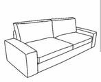 Onderstel kivik 3 zits., Huis en Inrichting, Slaapkamer | Slaapbanken, Ophalen, 90 cm, Overige kleuren, Tweepersoons