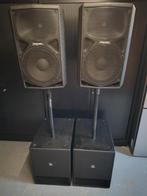 Actieve speakers LuidsprekerSet - 12" Top & 15" Sub, Overige merken, Gebruikt, Subwoofer, Ophalen of Verzenden