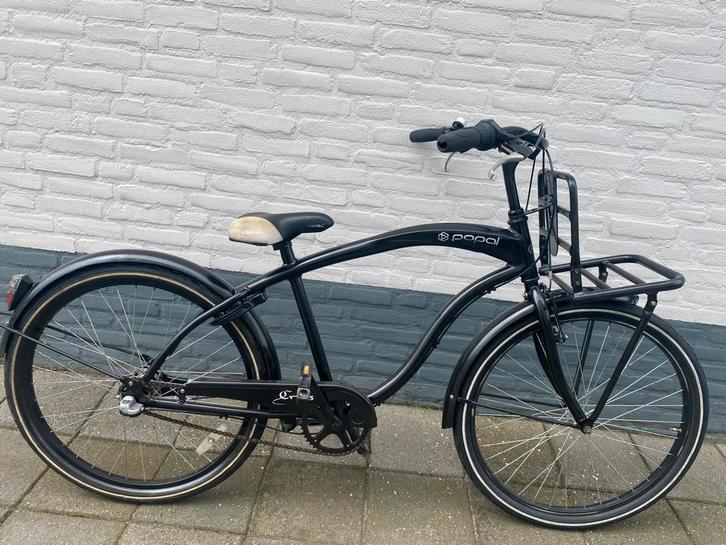 Cruıser popal 26 inch 3x ver transport/ jongensfiets 46 cm, Fietsen en Brommers, Fietsen | Cruisers en Lowriders, Zo goed als nieuw