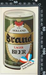Sticker: Brand - Lager Beer, Verzamelen, Stickers, Overige typen, Ophalen of Verzenden, Zo goed als nieuw