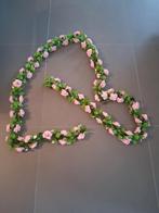 RUILEN: rozen guirlande + roze vlaggetjes slinger, Ophalen, Gebruikt, Versiering, Verjaardag