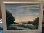 Mooi schilderij hand geschilderd .60x50cm., Ophalen of Verzenden