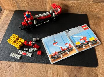 Lego 12v 12 volt wagon 7817 met bouwbeschrijving jaren 80 beschikbaar voor biedingen